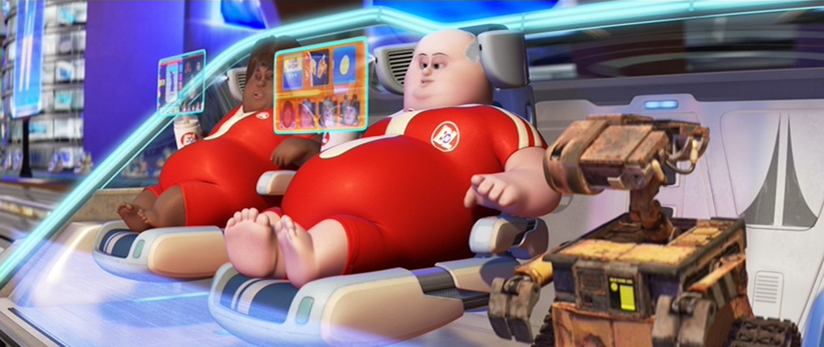 Screenshot from the Disney-Pixar movie WALL-E.